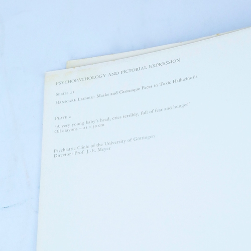 50 - COLLECTION OF RARE PSYCHOPATHOLOGY AND PICTORIAL EXPRESSION FOLIOS (13). A substantial partial run (... 