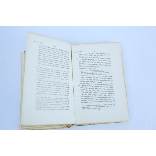 62 - HENRY TEONGE. THE DIARY OF HENRY TEONGE, 1825. Teonge, Henry, The Diary of Henry Teonge, Chaplain on... 