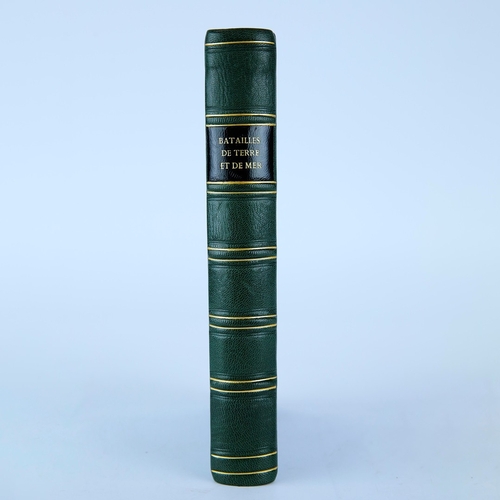 63 - COMTE E. BOUËT-WILLAUMEZ. BATAILLES DE TERRE ET DE MER, SIGNED. Comte E. Bouet-Willaumez, Batailles ... 
