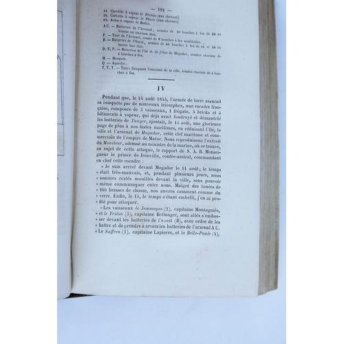 63 - COMTE E. BOUËT-WILLAUMEZ. BATAILLES DE TERRE ET DE MER, SIGNED. Comte E. Bouet-Willaumez, Batailles ... 