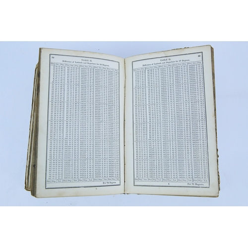 64 - JOHN NORIE. A COMPLETE EPITOME OF PRACTICAL NAVIGATION, 1852. London: J.W. Norie & Co., 1852. Fiftee... 