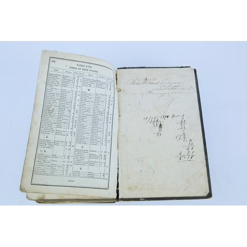 64 - JOHN NORIE. A COMPLETE EPITOME OF PRACTICAL NAVIGATION, 1852. London: J.W. Norie & Co., 1852. Fiftee... 