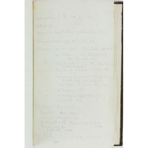 80 - HESTHER LYNCH PIOZZI. ANECDOTES OF THE LATE SAMUEL JOHNSON..., 1786. Piozzi, Hesther Lynch. Anecdote... 