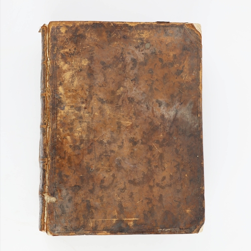 82 - 18TH CENTURY BOOK OF MEDICAL THESES. A book of medical theses presented between 1748-1758. Latin. In... 