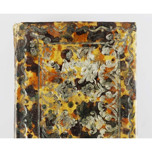 88 - J.C. DIETERICH. GOETTINGER TASCHEN-CALENDAR (POCKET CALENDAR), 1787. 12mo. Contemporary mottled tort... 