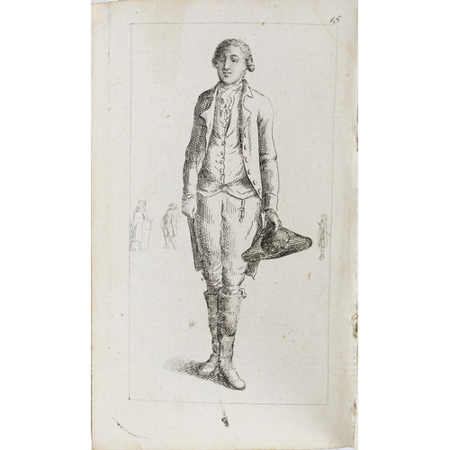 88 - J.C. DIETERICH. GOETTINGER TASCHEN-CALENDAR (POCKET CALENDAR), 1787. 12mo. Contemporary mottled tort... 