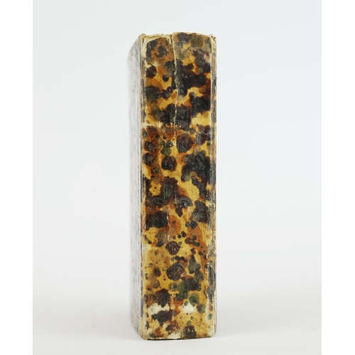 88 - J.C. DIETERICH. GOETTINGER TASCHEN-CALENDAR (POCKET CALENDAR), 1787. 12mo. Contemporary mottled tort... 