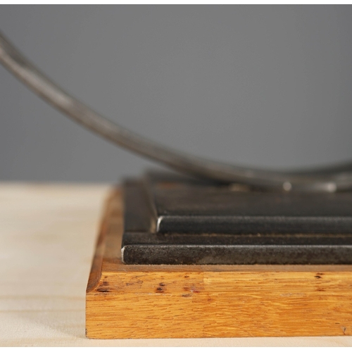 10 - CONTEMPORARY SCHOOL. ACROBATS IN RINGS (2). each 62cm H approx. (2).