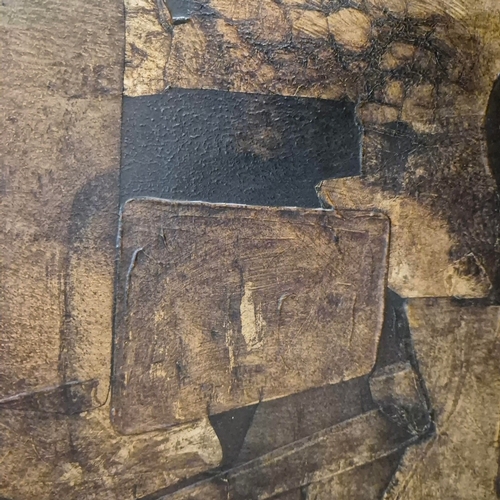 27 - FRANCISCO FARRERAS RICART (SPANISH B. 1927). ABSTRACT. (d) mixed media oil on board, signed, dated a... 