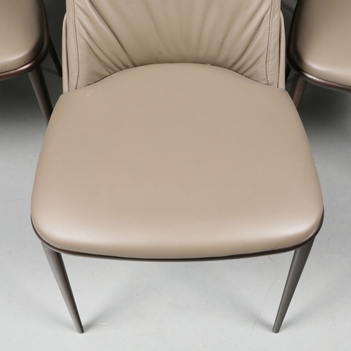 275 - CATTELAN ITALIA BELINA DINING CHAIRS, A SET OF 8. by Paolo Cattelan, each 51cm w x 87 cm t (8).