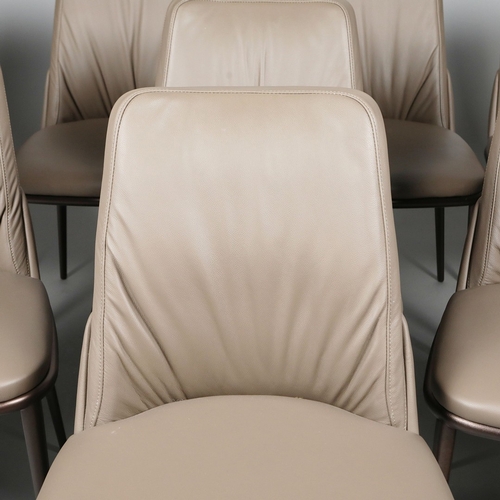 275 - CATTELAN ITALIA BELINA DINING CHAIRS, A SET OF 8. by Paolo Cattelan, each 51cm w x 87 cm t (8).