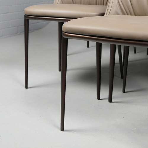 275 - CATTELAN ITALIA BELINA DINING CHAIRS, A SET OF 8. by Paolo Cattelan, each 51cm w x 87 cm t (8).