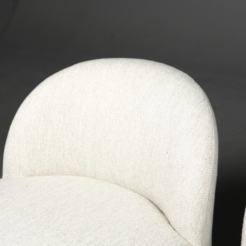 278 - ROBERT LANGFORD ELAINE SWIVEL CHAIRS, A PAIR. 74cm W each approx. (2).