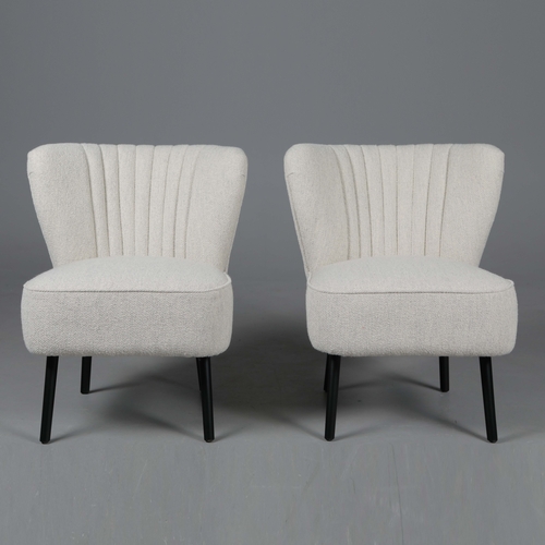 280 - ROBERT LANGFORD JANIS OCCASIONAL CHAIRS, A PAIR. 61cm W each approx. (2).
