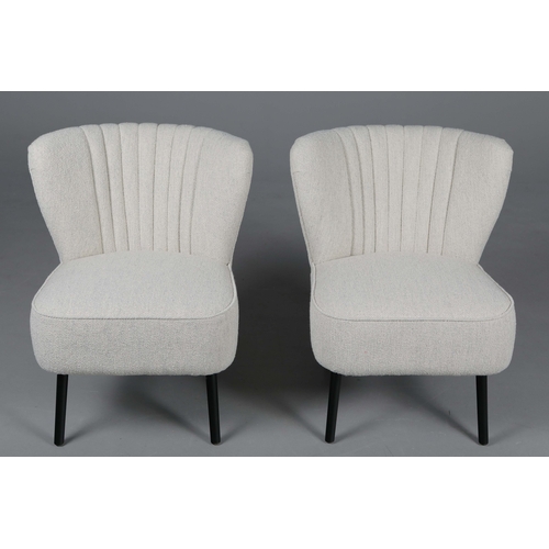 280 - ROBERT LANGFORD JANIS OCCASIONAL CHAIRS, A PAIR. 61cm W each approx. (2).