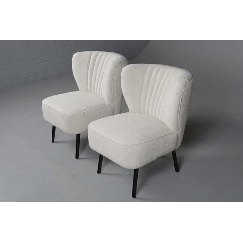 280 - ROBERT LANGFORD JANIS OCCASIONAL CHAIRS, A PAIR. 61cm W each approx. (2).