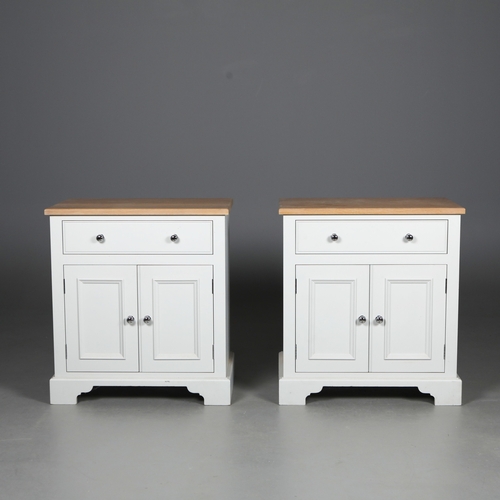 282 - NEPTUNE CHICHESTER SIDEBOARDS, A PAIR. 79.5cm x 49cm x 87.5cm each approx. (2).