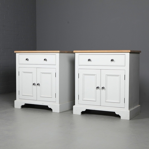 282 - NEPTUNE CHICHESTER SIDEBOARDS, A PAIR. 79.5cm x 49cm x 87.5cm each approx. (2).