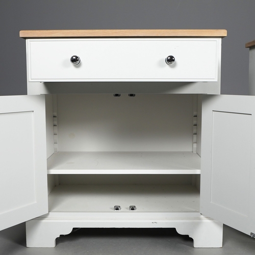 282 - NEPTUNE CHICHESTER SIDEBOARDS, A PAIR. 79.5cm x 49cm x 87.5cm each approx. (2).