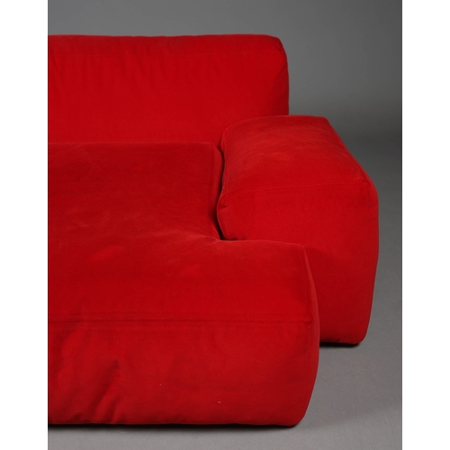 286 - CASSINA MEX CUBE SOFA. by Piero Lissoni, 66cm H x 300cm W x 120cm D
Comes with clips for base frame.