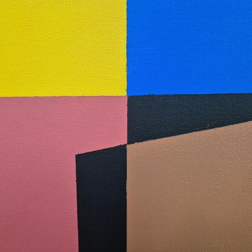 29 - PHIL JOHNS. SOLO. Oil on Canvas, 60cms x 60cms, signed and dated verso.