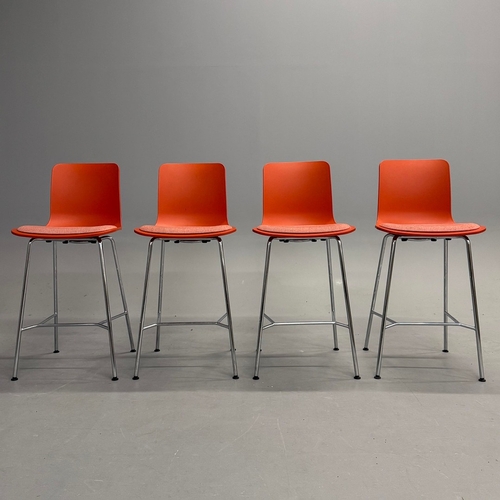 290 - VITRA HAL RE STOOL, A SET OF 4. by Jasper Morrison, 101.5cm H each approx.