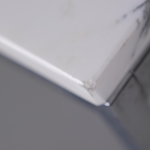 291 - KNOLL STUDIO FLORENCE KNOLL END TABLE. by Florence Knoll, 42cm H x 60cm W x 60cm D.