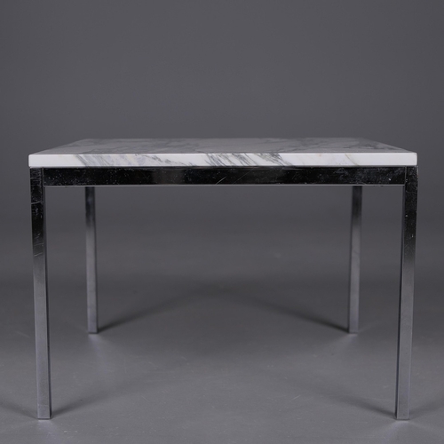 291 - KNOLL STUDIO FLORENCE KNOLL END TABLE. by Florence Knoll, 42cm H x 60cm W x 60cm D.