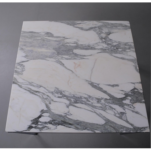 291 - KNOLL STUDIO FLORENCE KNOLL END TABLE. by Florence Knoll, 42cm H x 60cm W x 60cm D.