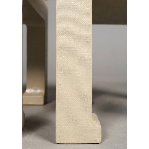 293 - ANDREW MARTIN POSEIDEN SIDE TABLES, A PAIR. 45cm x 45cm x 46cm each approx. (2).