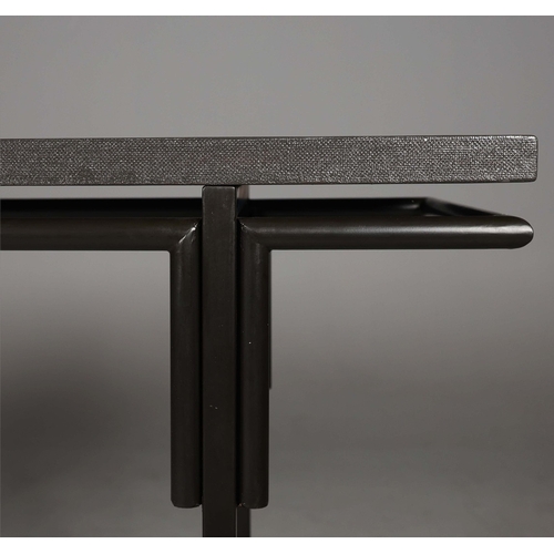 295 - ANDREW MARTIN CONSOLE TABLE. 160cm x 45cm x 90.5cm approx.