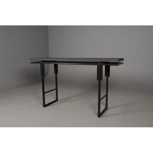 295 - ANDREW MARTIN CONSOLE TABLE. 160cm x 45cm x 90.5cm approx.