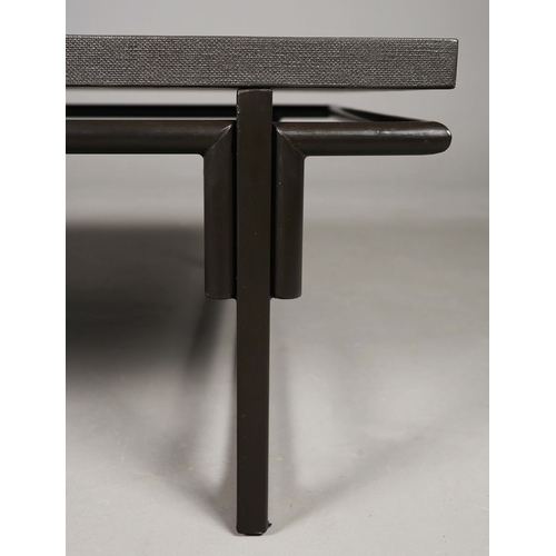 296 - ANDREW MARTIN COFFEE TABLE. 120cm x 90cm x 45cm approx.