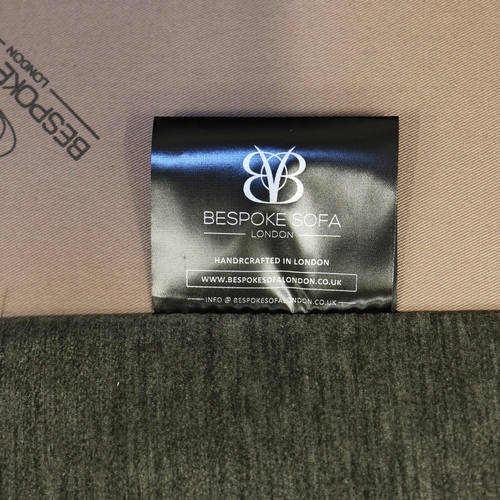 310 - BESPOKE SOFA LONDON SOFA. 195cm x 85cm x 70cm approx.