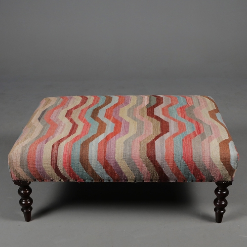 311 - GEORGE SMITH KILIM FOOTSTOOL. 38cm H x 105cm x 78cm.