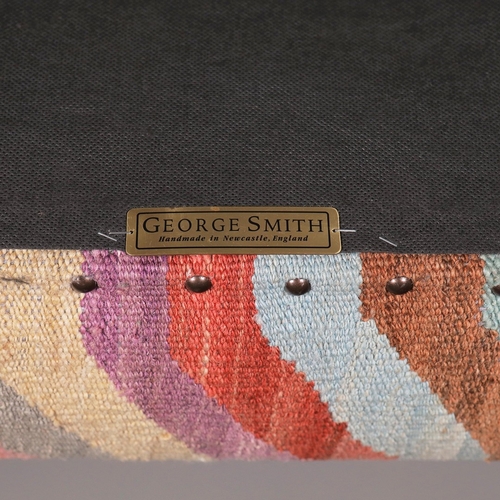 311 - GEORGE SMITH KILIM FOOTSTOOL. 38cm H x 105cm x 78cm.