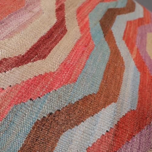 311 - GEORGE SMITH KILIM FOOTSTOOL. 38cm H x 105cm x 78cm.