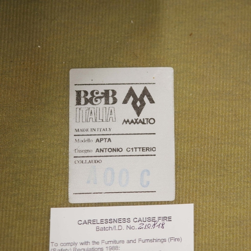 313 - MAXALTO IMPRIMATUR CORNER SOFA. by Antonio Citterio, 306cm W approx.