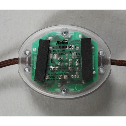 314 - MAXALTO LEUKON FLOOR LAMP. by Antonio Citterio, with shade, 156cm H at tallest approx.