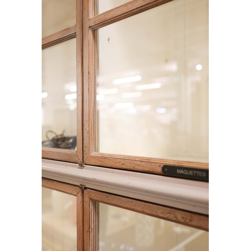 315 - ROCHE BOBOIS ARCHITECTE BOOKCASE. glazed, with painted frame, bears plaques in French 225cm t x 233 ... 