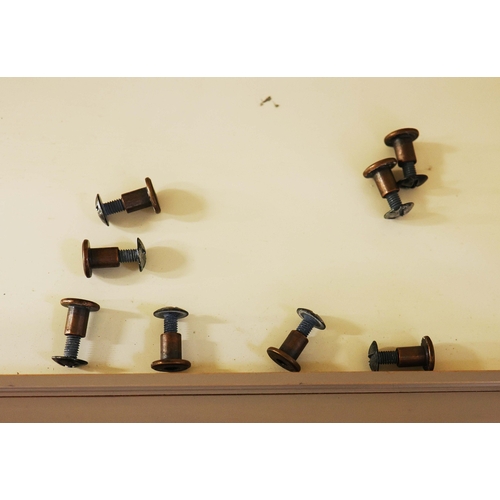 315 - ROCHE BOBOIS ARCHITECTE BOOKCASE. glazed, with painted frame, bears plaques in French 225cm t x 233 ... 