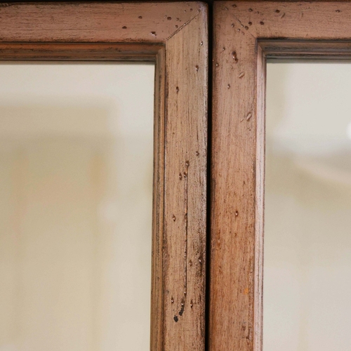 315 - ROCHE BOBOIS ARCHITECTE BOOKCASE. glazed, with painted frame, bears plaques in French 225cm t x 233 ... 