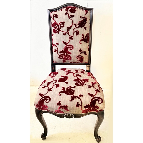 317 - ROCHE BOBOIS LOUIS XV STYLE DINING CHAIRS, A SET OF 8. Including two carvers, 106cm H x 53cm W x 50c... 