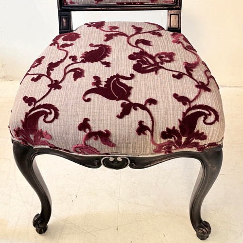 317 - ROCHE BOBOIS LOUIS XV STYLE DINING CHAIRS, A SET OF 8. Including two carvers, 106cm H x 53cm W x 50c... 