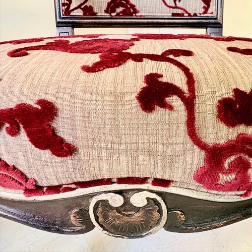 317 - ROCHE BOBOIS LOUIS XV STYLE DINING CHAIRS, A SET OF 8. Including two carvers, 106cm H x 53cm W x 50c... 