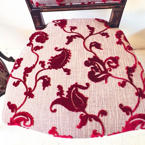 317 - ROCHE BOBOIS LOUIS XV STYLE DINING CHAIRS, A SET OF 8. Including two carvers, 106cm H x 53cm W x 50c... 