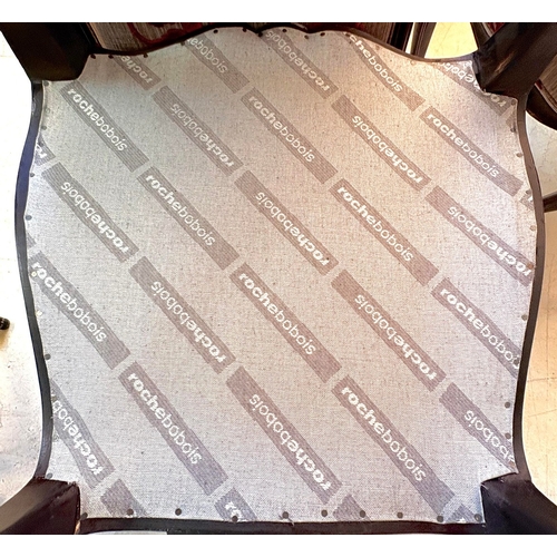 317 - ROCHE BOBOIS LOUIS XV STYLE DINING CHAIRS, A SET OF 8. Including two carvers, 106cm H x 53cm W x 50c... 