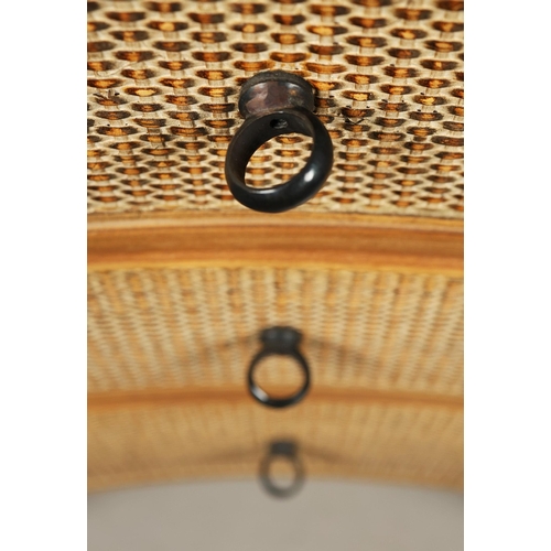 319 - OKA BAYUBAN RATTAN SIDE CHEST. 55cm x 40cm x 74cm approx.