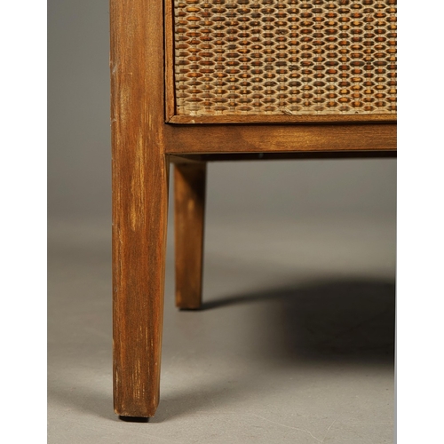 319 - OKA BAYUBAN RATTAN SIDE CHEST. 55cm x 40cm x 74cm approx.
