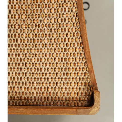 319 - OKA BAYUBAN RATTAN SIDE CHEST. 55cm x 40cm x 74cm approx.